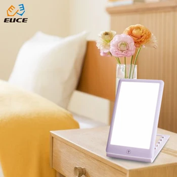 

Free shipping 1 SET Rectangle SAD daylight stand 3 brightness level adjustable Seasonal Affective Disorder Lamp Anti-fatigue Min