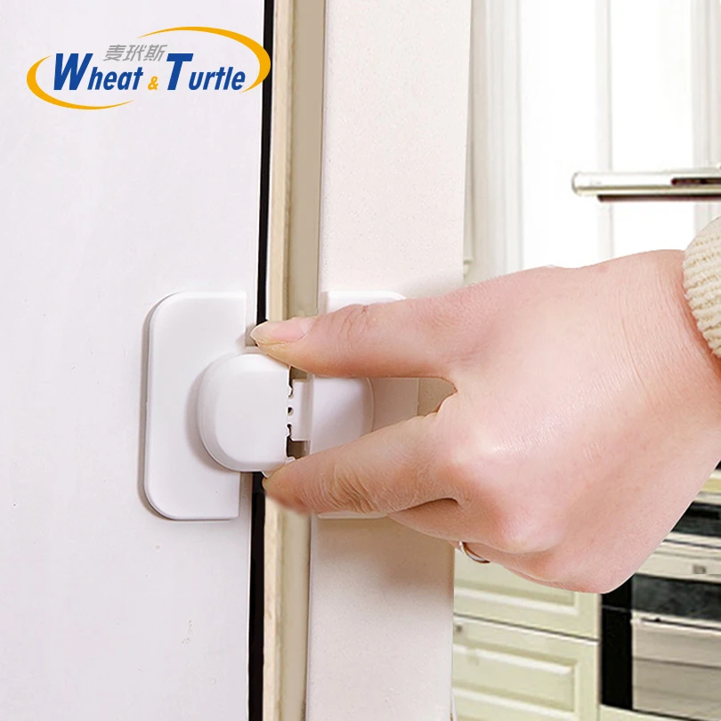 1Pcs Enviromentally Friendly ABS Infant Baby kids  Safety Care Lock Cupbord Cabinets Frige Toilet Infant Safety Protector Lock 
