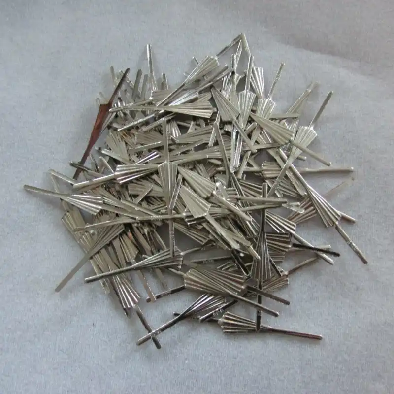 SILVER PINS CHANDELIER LAMP BEAD PRISM CRYSTAL CONNECTOR 25 mm 50pcs 1/"
