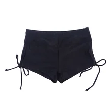 Женские пляжные шорты, свободные, с высокой посадкой, летние шорты, плавки, трусы для йоги, пляжная одежда