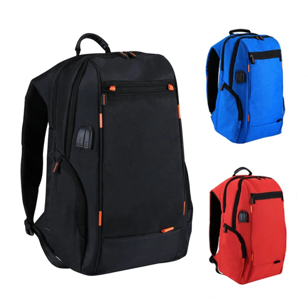

PULUZ Outdoor Multi-function Comfortable Breathable Casual Camera Bag Backpack Laptop Bag External USB Charging/Earphone Ports