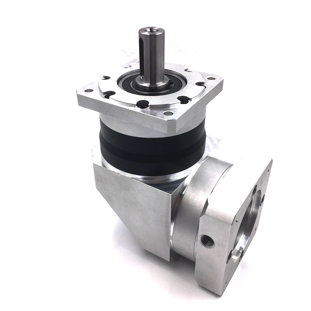 Supply Right Angle Servo Speed Reducer Ratio 4 5 7 10:1 3500rpm 90mm Planetary gearbox reducerfor NEMA36 Servo Motor