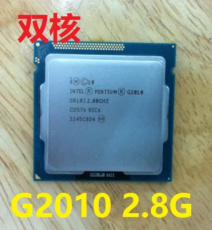 Процессор Intel Pentium G2010 g2010 3M кэш 2 8 ГГц L3 = LGA 1155 TDP 55 Вт Настольный ЦПУ процессор