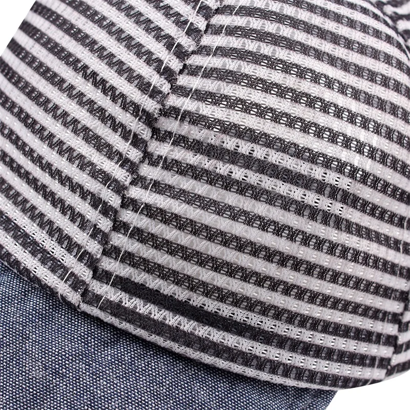 Fashion Striped Baby Cap For Boys Mesh Breathable Summer Cap Star Girls Baseball Cap 6-24M Toddler Summer Baby Boys Clothing (23)