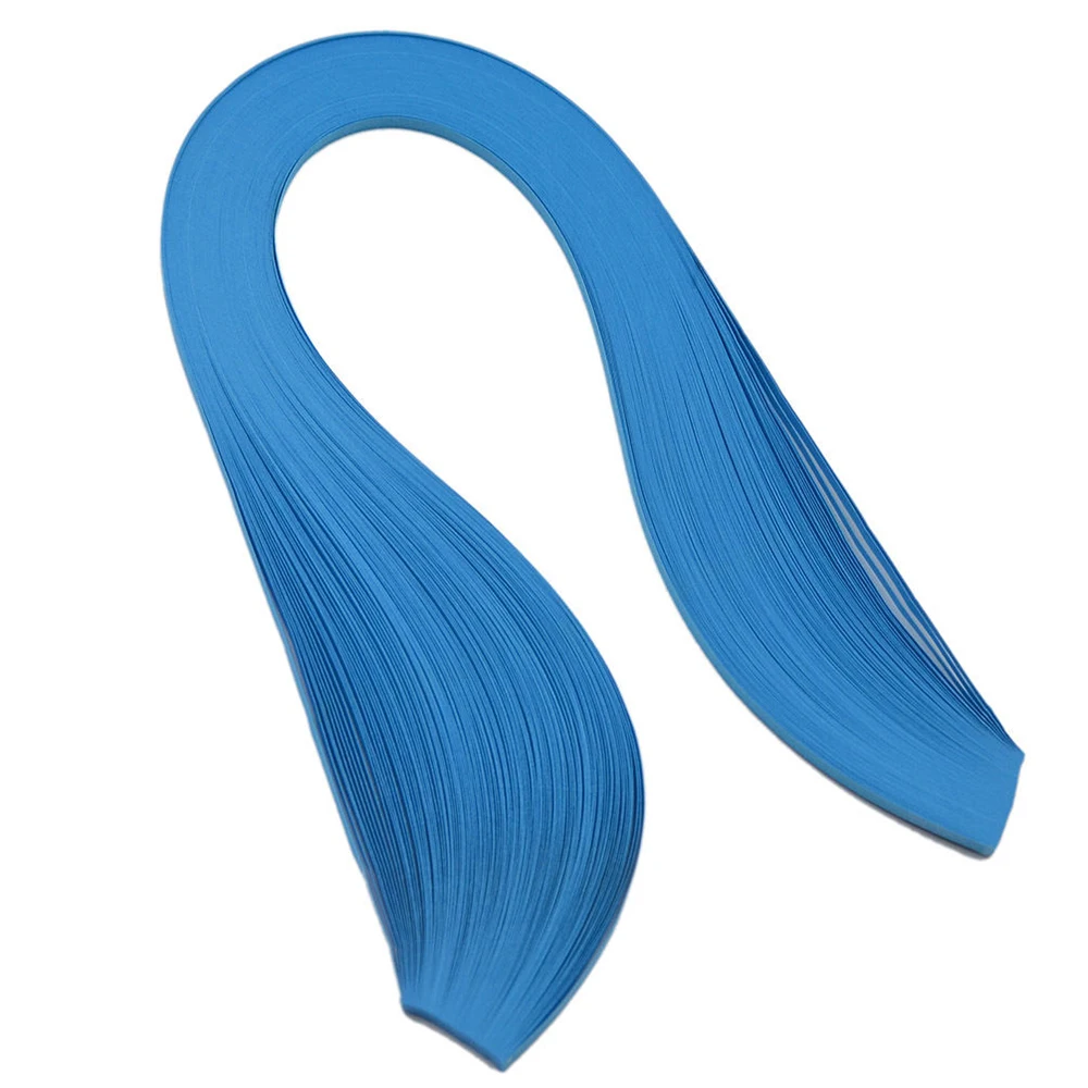 blue 120 полосатая бумага для квиллинга шириной 3 мм, одноцветная бумага для оригами, поделки своими руками, украшения, подарок для сброса давления - Цвет: blue