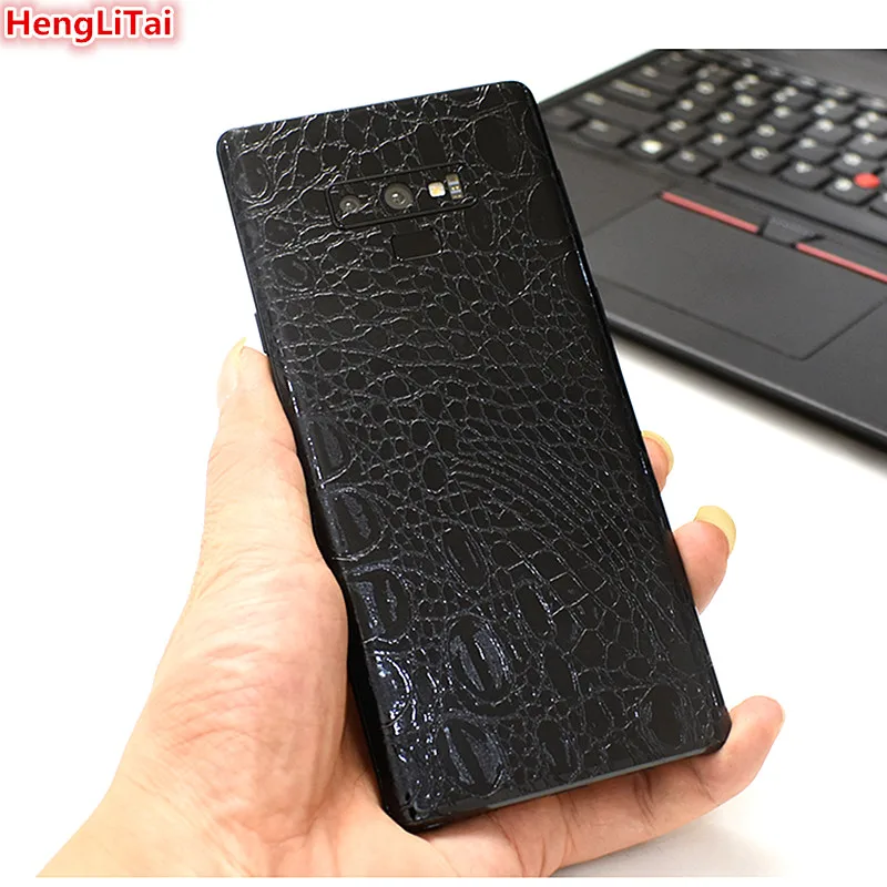 

NEW Crocodile grain Skins Protective Film For Samsung Galaxy S10/S10 Plus/S10e Wrap Skin Cellphone back paste Protective Sticker