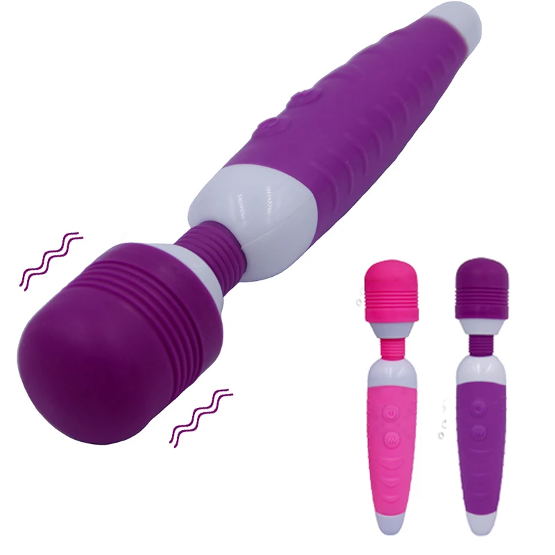 Sex Magic Wand Clit Vibrator for Woman Sex Products USB Rechargeable 12 Speed Vibration Clitoris Stimulator AV Vibrator Sex Toys