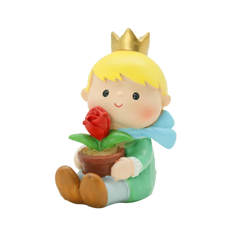 Little Prince Figurines Cute Fairy Tale Figurines Office Decoration Fashion Rural Doll Ornaments
