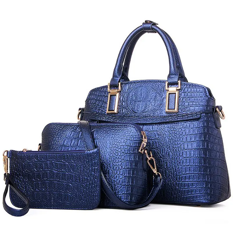 Elegant Crocodile font b Handbag b font Composite Leather Bag Women font b Handbag b font