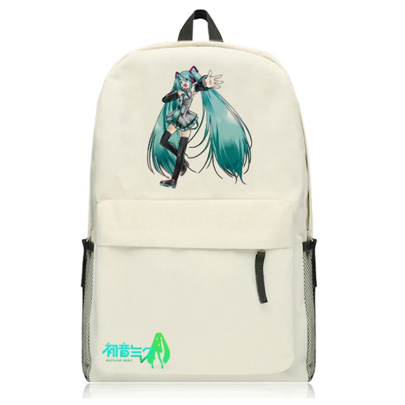 

Anime Hatsuke Miku backpack boys girls high school bag Women Men travel backpack Children backpack