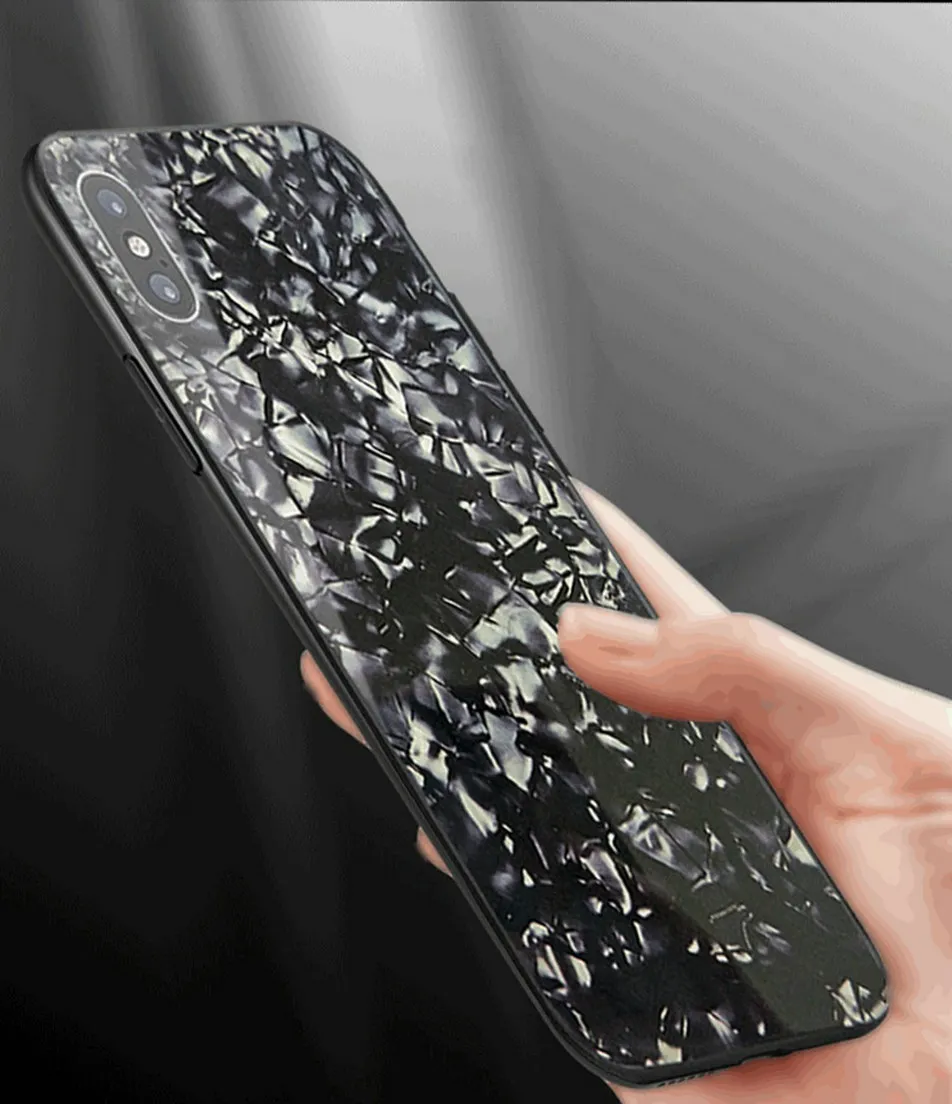 Shell Cases For Iphone X Case Shockproof Hard Patterned Cover Tempered Glass On The For IphoneX Case Apple 10 Coque Luxury (3)