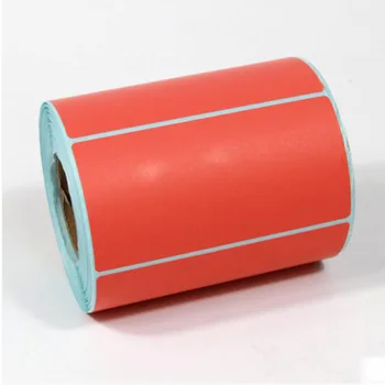 

Color Label Paper 100*50*500 PCS label barcode paper label thermal paper roll of colored labels no ribbon printing