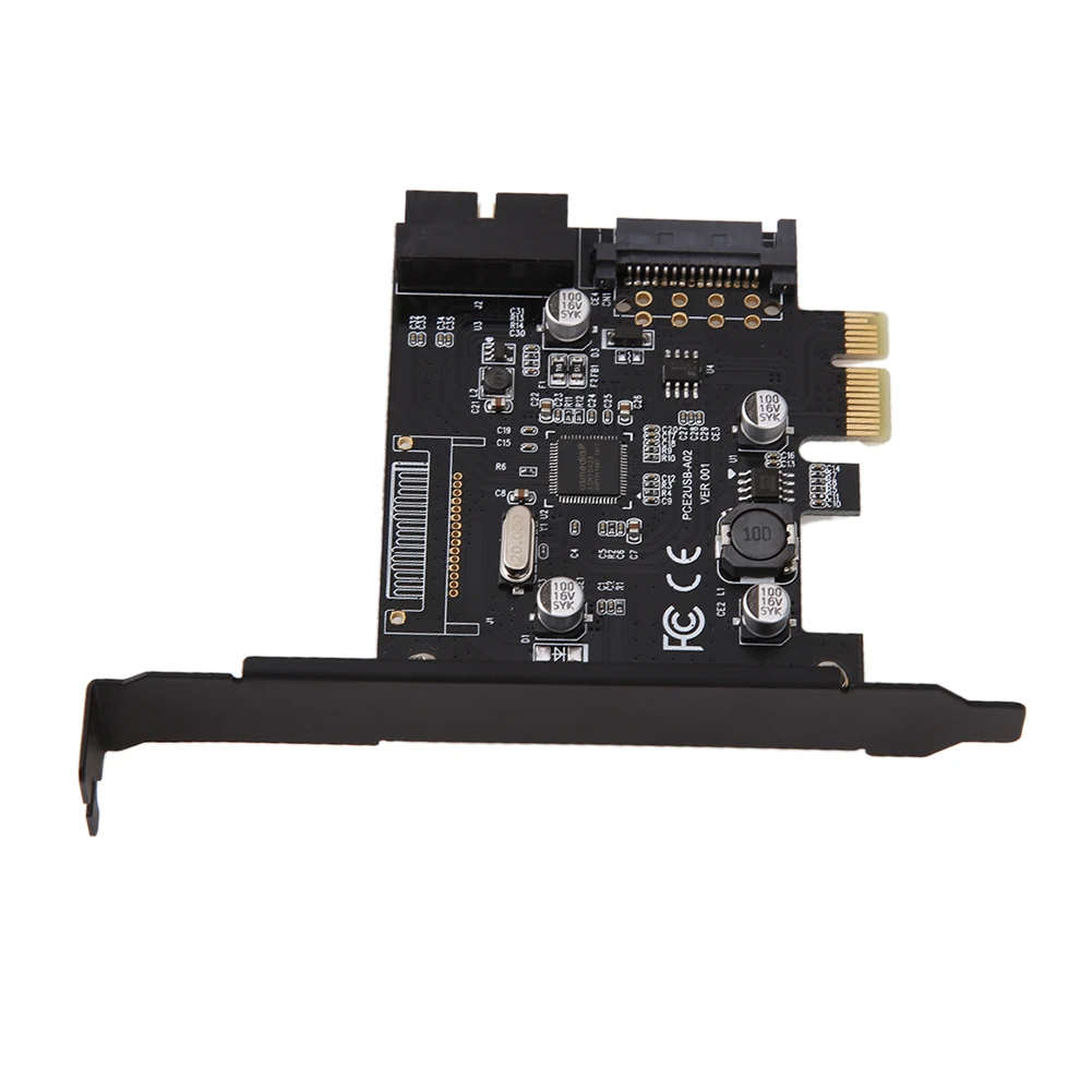 Conector PCI-E Express USB 3,0 PCI-E 19pin y tarjeta de expansión de alimentación SATA de 15 pines adaptador de controlador USB 3,0 en las tarjetas Conector PCI-E Express USB 3,0 PCI-E 19pin y tarjeta de expansión de alimentación SATA de 15 pines adaptador de controlador USB 3,0 en las tarjetas
