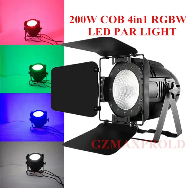 

Theater lighting equipment 200W LED Stage par RGBW 4in1 cob par led back light led par light dmx for even show