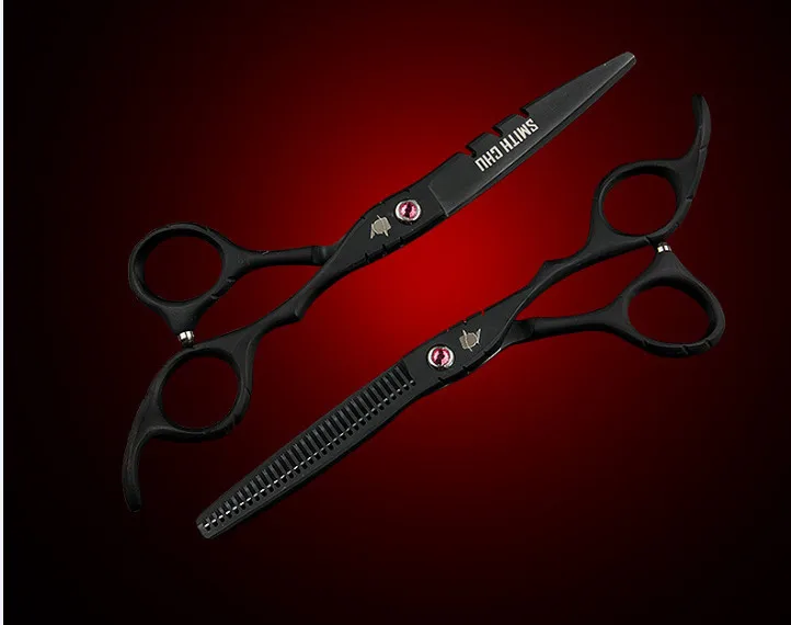 

SMITH CHU 6.0 Inch Japan Kasho Cutting Scissors Professional Hairdressing Scissors Japan 440C Barbers Hair Shears Hair Cut Razor