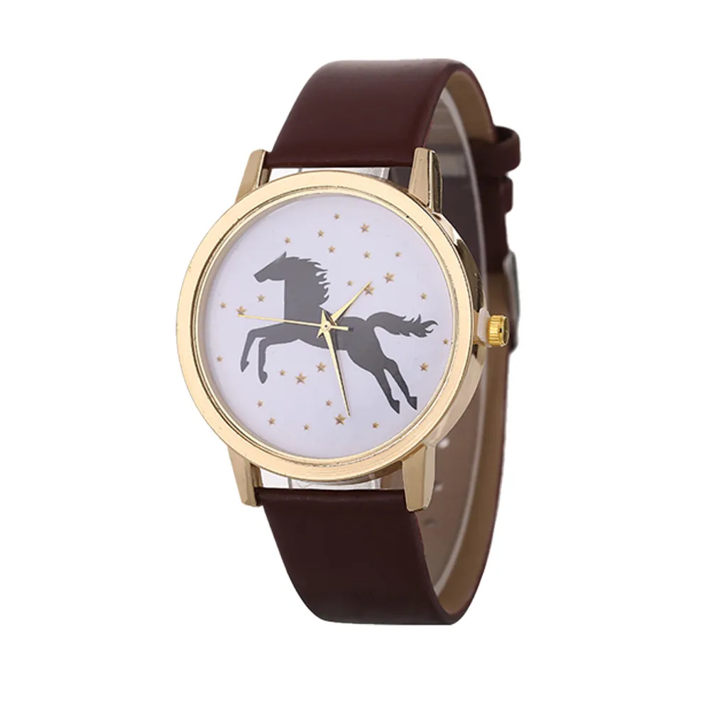 Женские часы Pegasus с рисунком лошади часы женские Кварцевые Reloj Mujer женский ремень из натуральной кожи настольные часы Montre Femme женские часы