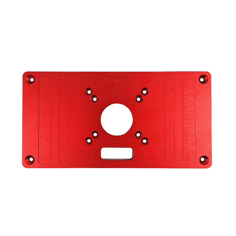 Plate RT0700C алюминиевый маршрутизатор Таблица вставка пластина для деревообработки скамейки маршрутизатор Таблица пластина Универсальный - Цвет: Plate