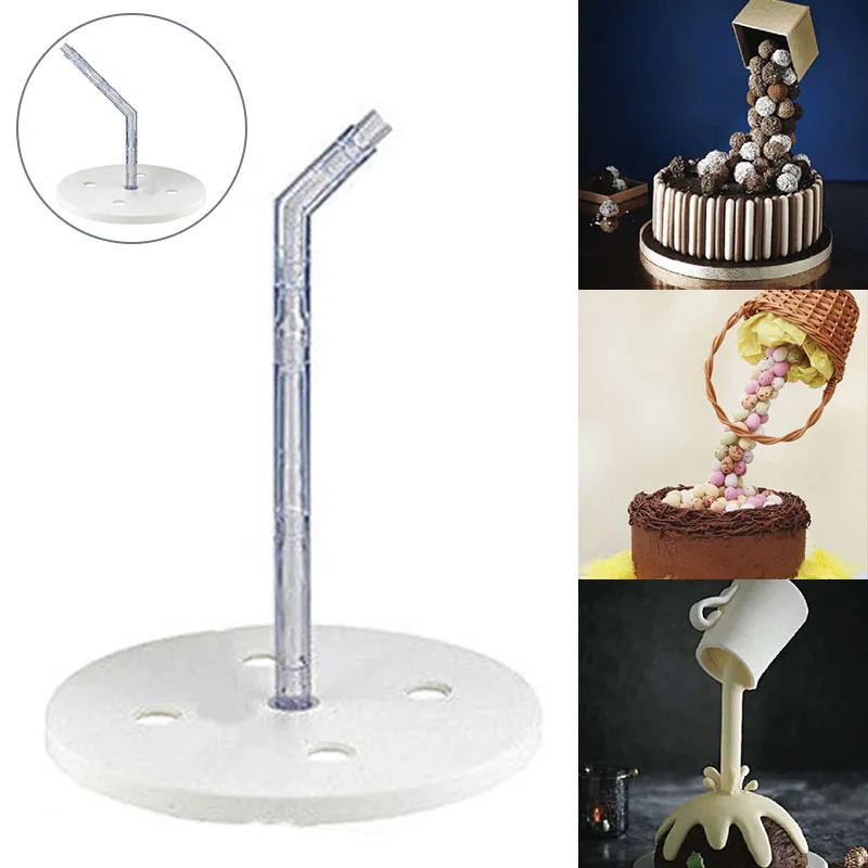 Anti-gravity Pouring Cake Stand Kit Cake Frame Set for Wedding Party Celebrations Baking Decor