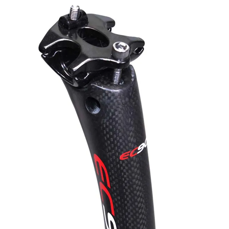 EC90 Cycling Seatpost Carbon 25.4mm MTB Road Mountain Bike Seat Tube Carbon Bicycle Seat Post (1)