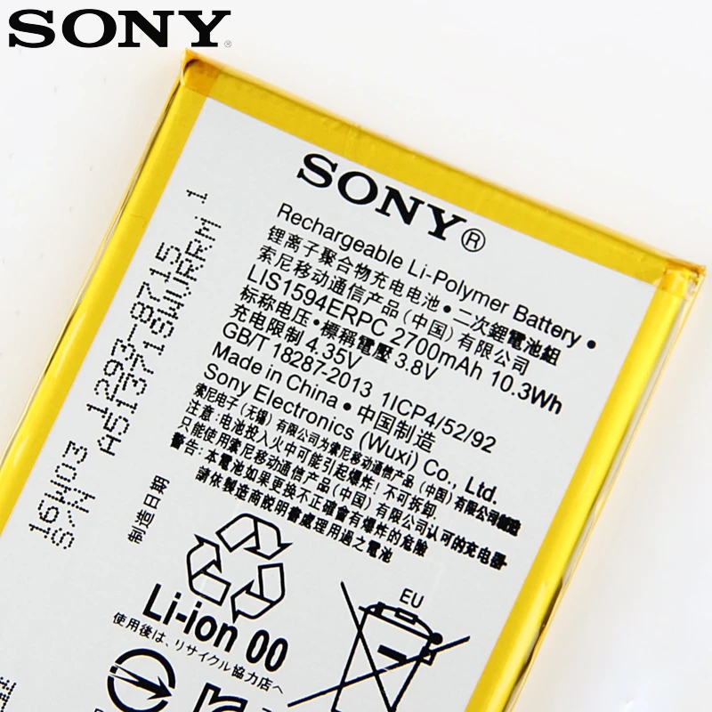 Kaufen Original Ersatz Sony Batterie Für SONY Xperia Z5C Z5 mini E5823 z5 compact LIS1594ERPC Echtem Telefon Batterie 2700mAh