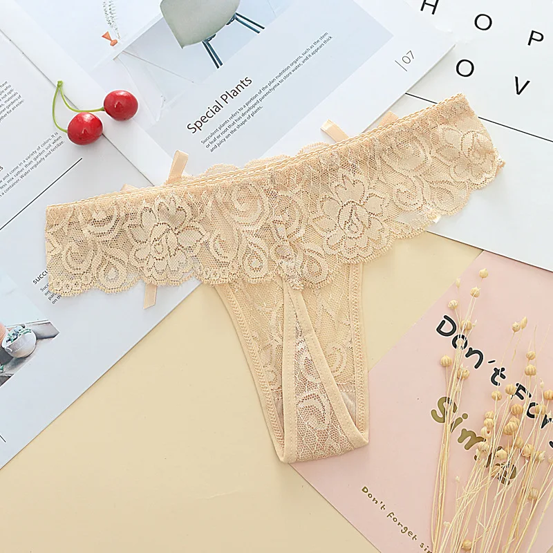 New Brand Sexy Lace Women Thongs and G string Seamless Panties Female Transparent Underwear Tanga Bragas T Back Intimates (13)