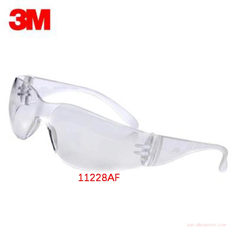

3M 11228AF Anti-fog Economic Light Glasses Dust-proof 99.9 UV protection High Speed Particle Impact Safety Glasses