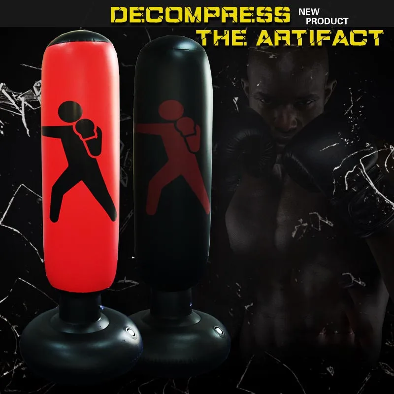 

Tumbler Boxing Punching Bag PVC Leakproof Stable Boxing Bag Taekwondo Martial Arts Practice Vent Emotions Sports Equipment