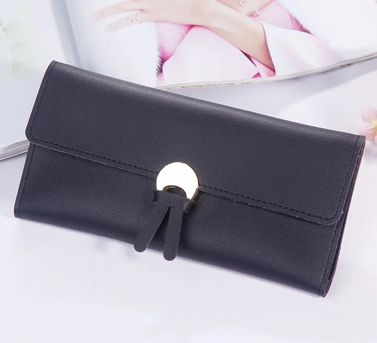 MJ Women’s Wallets Women Fashion Leather Wallet Leisure Clutch Ladies Bag Long Purses Card Holder Wallet Money Bag (17)