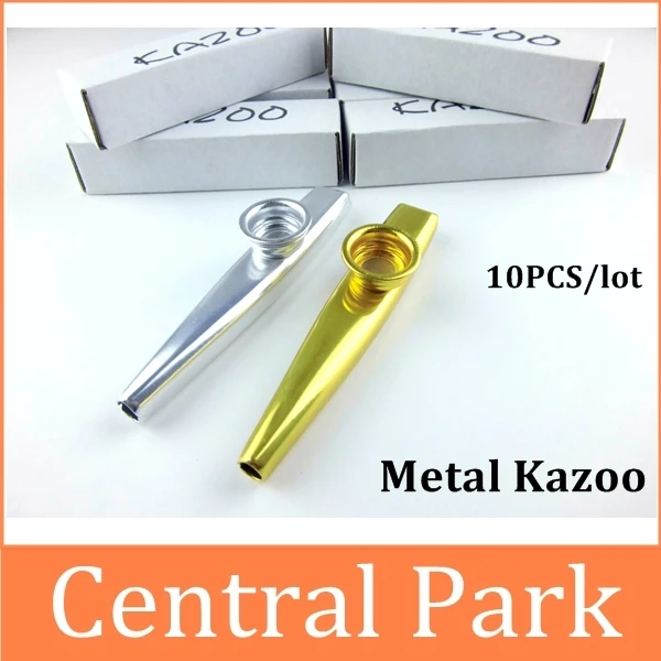 Free Shipping 10PCS/lot Metal Kazoo / ZuDi Card Ukulele Guitar Accompaniment Mouth Flute | Спорт и - Цена: 