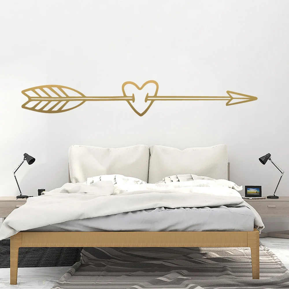 

Diy Fall in Love Arrow Wall Sticker Removable Wall Stickers Diy Wallpaper Kids Room Nature Decor Waterproof Wall Art Decal