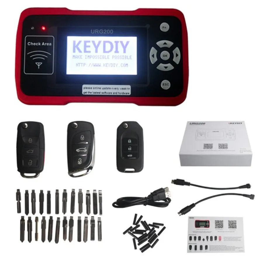 

Newest Original KEYDIY URG200 Remote Master same fuction as KD900 Car key programming machine -Best Tool World with 1000 Tokens