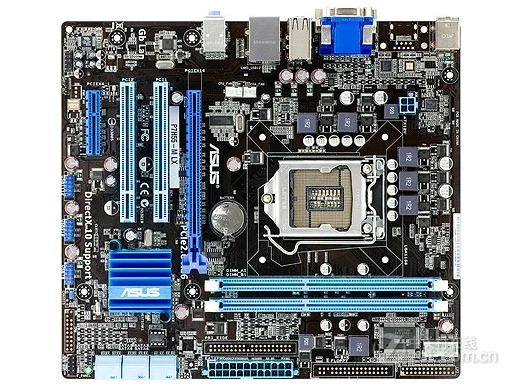 ASUS P7H55 M LX LGA 1156 DDR3 плата для I3 I5 I7 Материнская 8 Гб H55 настольная материнская