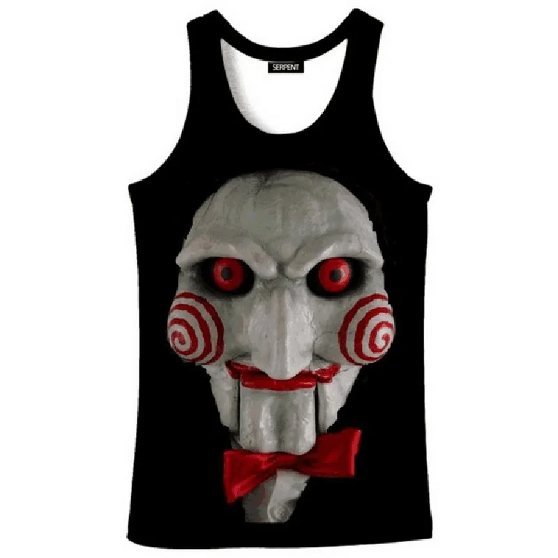 Облачный стиль, Новое поступление, модные майки, клоун, сексуальные майки, наряд, яркий жилет, мужская верхняя одежда, летняя, Европейский стиль, 3D жилет, плюс 5XL