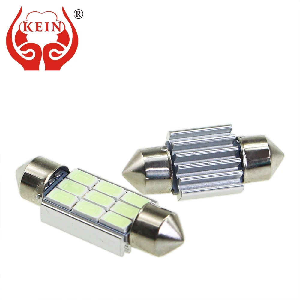 KEIN 10 шт. C5W 31 мм festoon светодиодные лампы 36 39 41 5630 C10W C3W 12V Светодиодные Автомобильные
