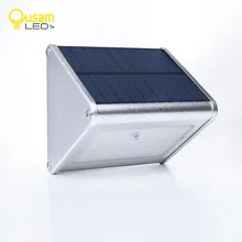 24LED Outdoor Garden Solar Light Radar Motion Sensor Wireless Wall Lamp Waterproof For Outdoor Porch Solar Power Aluminum