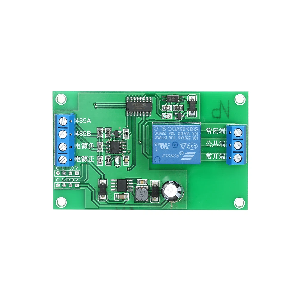 DC 7V~ 30V RS-485 релейный модуль контроллера вкл/выкл одночиповый 485 последовательный порт конвертер 485 драйвер адаптера