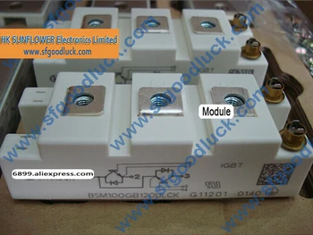 

BSM100GB120DLCK Transistor IGBT Module N-CH 1200V 200A 7-Pin 62MM Free Shipping