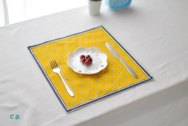 Новая мода Западный ужин стол Салфетка льняная нагреваемая теплоизоляционная подложка коврик обеденный стол коврик