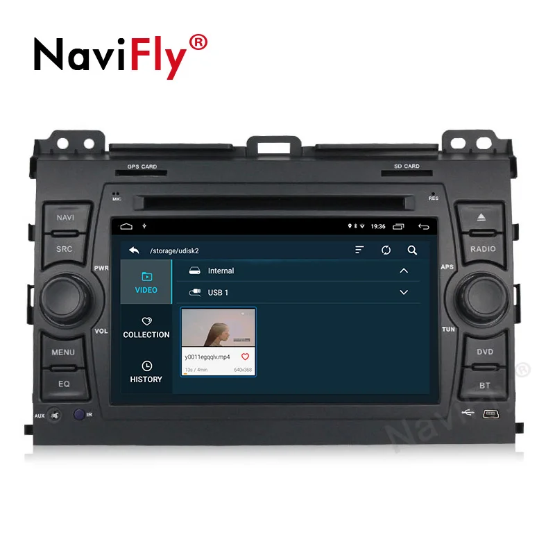 Sale NaviFly 7 inch 2 Din GPS Navigation 2G+32G Android 9.1 Car Radio multimedia player for Toyota Prado 120 2004-2009 DVD WIFI BT 3 Sale NaviFly 7 inch 2 Din GPS Navigation 2G+32G Android 9.1 Car Radio multimedia player for Toyota Prado 120 2004-2009 DVD WIFI BT 3