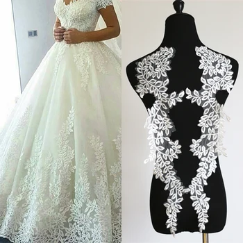 

10 pieces / lot Luxury willow-like sequins embroidery lace flowers handmade DIY clothing accessories cloth posted 8 cm wide