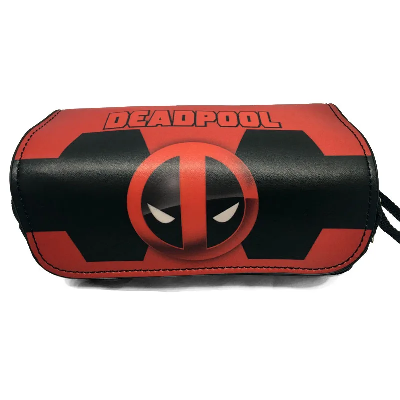 

Anime Movie Deadpool/Spider-Man/Wonder Woman/Superman Pencil Case Makeup Bag Zipper Pouch Students Cartoon Stationery Pouch