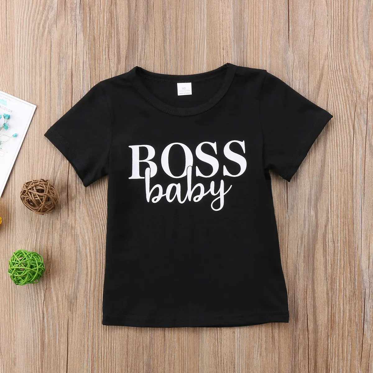 Летняя футболка с надписью Boss Lady/Baby Семейные футболки для девочек и мальчиков