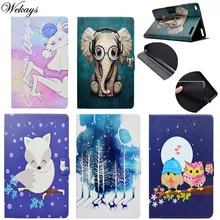 Wekays For Huawei Honor Note 9.6 Cartoon Unicorn Leather Funda Case For Huawei MediaPad T1 10 T1-A21W T1-A23L Tablet Cover Cases