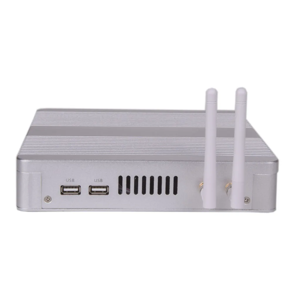 Безвентиляторный мини ПК компьютер Intel Core I3 6100U/ I5 6200U/ I7 5550U Quad core Windows 10 4K HTPC неттоп
