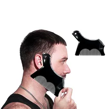 1 шт., придание формы, инструмент-шаблон для Для мужчин гибкий борода инструмент для укладки волос Руководство для шаблон для бритья волос бороды для выпрямления гребень