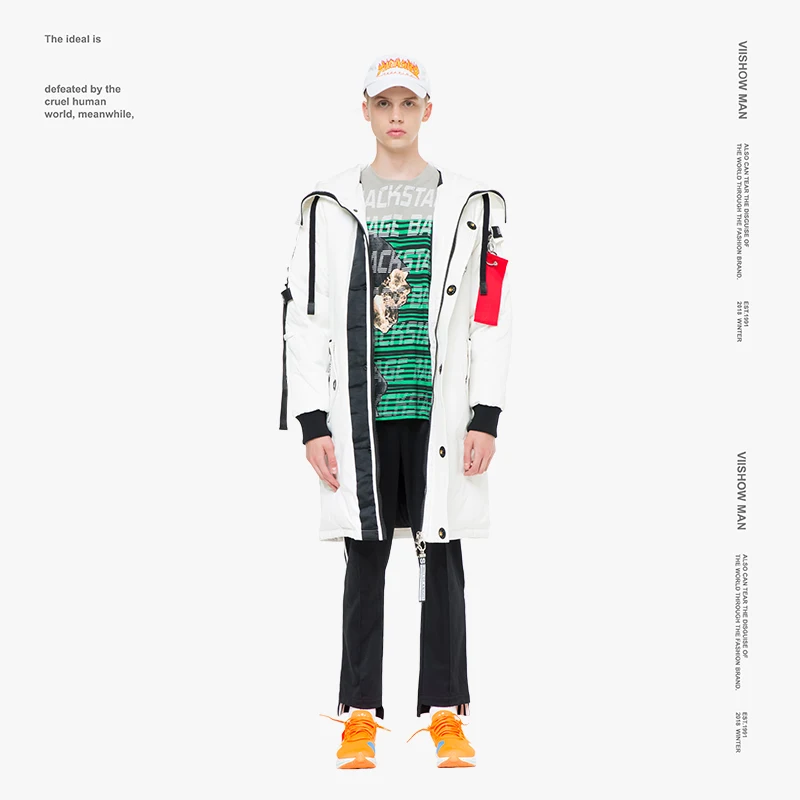 VIISHOW White Duck Men's Down Jacket Brand Winter Jacket For Men Doudoune Homme 2018 Printed Men's Winter Jacket Coat YCA304184 VIISHOW White Duck Men's Down Jacket Brand Winter Jacket For Men Doudoune Homme 2018 Printed Men's Winter Jacket Coat YCA304184