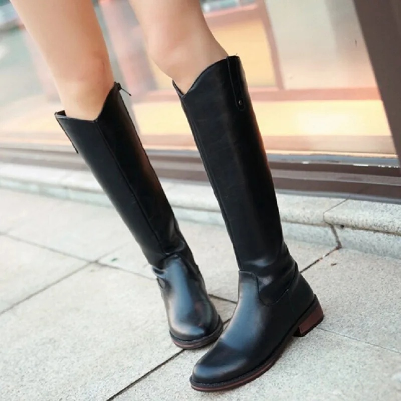 Nuevas mujeres lluvia Botas de agua piso impermeable cremallera roja caña  alta a media pierna Botas marca moda zapatos de tallas grandes mujer Botas  planas|shoes snow boots|shoe wardrobeshoe fonts - AliExpress
