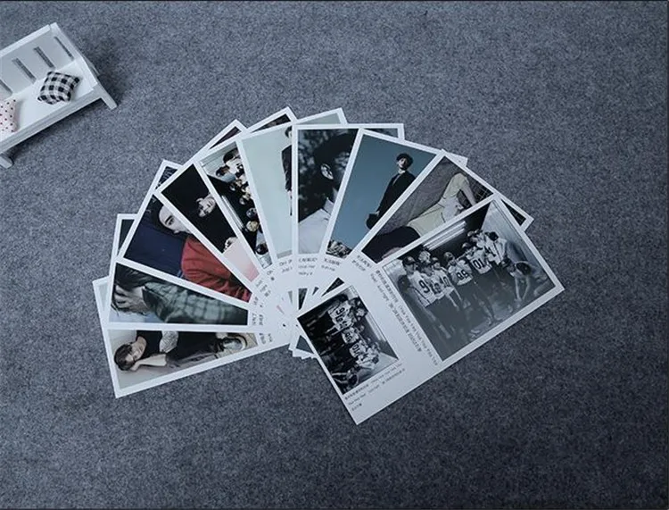 kpop EXO альбомы поют для вас набор 120 zhang+ 1 плакат kpop EXO lomo сувенирная наклейка почтовая подписка
