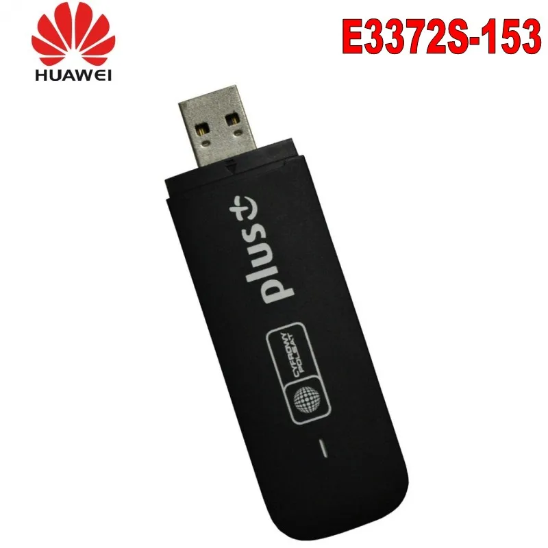 Modem + 2pcs Desbloqueado Huawei Lte Usb Crc9 Antena Dupla E3372h-153 E3372s-153 4g 1 modem + 2pcs 4g crc9 antena dupla