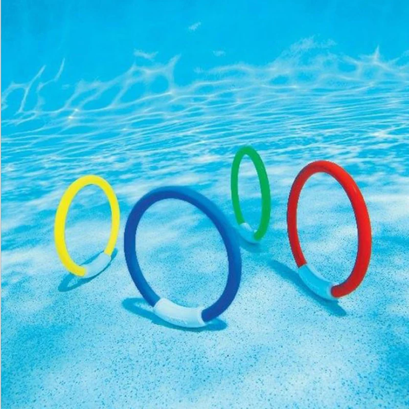 1Pcs Dive Ring Water Sports Fun Children Underwater Diving Rings Kids